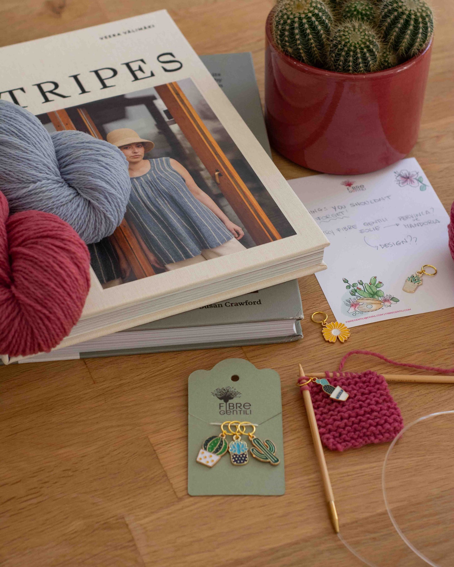 Fibre Gentili stitch markers